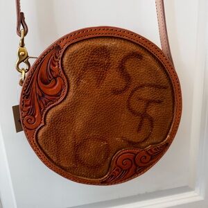 MADDOG Leather hand bag - honey brown